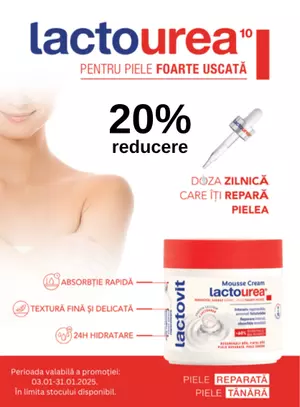 Promotie cu reducere 20% la Lactovit