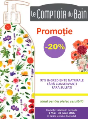 Promotie cu reducere 20% la Le Comptoir du Bain