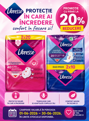 Promotie cu reducere 20% la Libresse