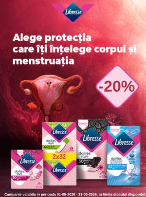 Promotie cu reducere 20% la Libresse