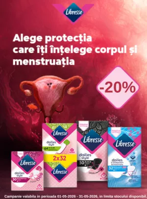 Promotie cu reducere 20% la Libresse