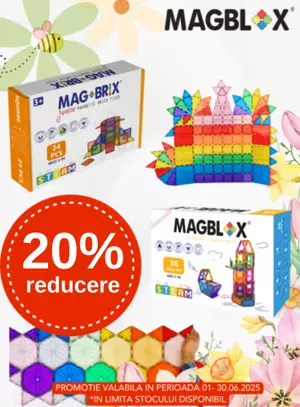 Promotie cu reducere 20% la Magblox
