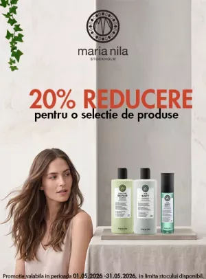 Promotie cu reducere 20% la Maria Nila