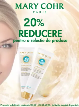 Promotie cu reducere 20% la Mary Cohr