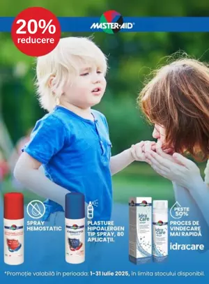 Promotie cu reducere 20% la Master-Aid