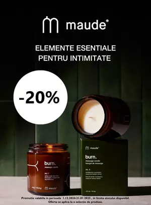 Promotie cu reducere 20% la Maude