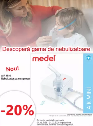 Promotie cu reducere 20% la Medel