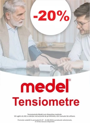 Promotie cu reducere 20% la Medel