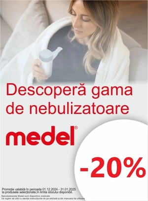 Promotie cu reducere 20% la Medel