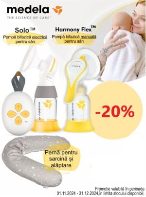 Promotie cu reducere 20% la Medela