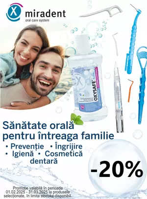 Promotie cu reducere 20% la Miradent