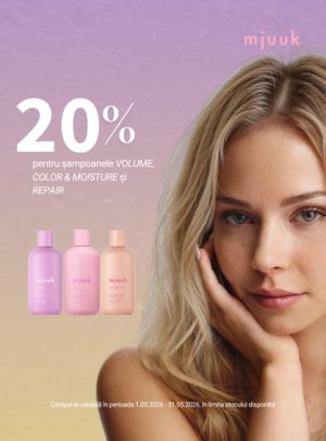 Promotie cu reducere 20% la Mjuuk