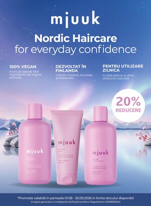 Promotie cu reducere 20% la Mjuuk