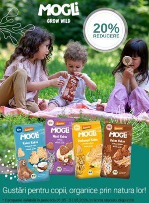 Promotie cu reducere 20% la Mogli
