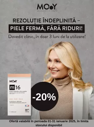 Promotie cu reducere 20% la Molecules of Youth