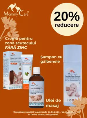 Promotie cu reducere 20% la Mommy Care