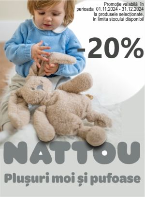 Promotie cu reducere 20% la Nattou