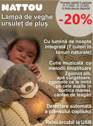 Promotie cu reducere 20% la Nattou