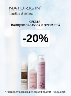 Promotie cu reducere 20% la Naturigin
