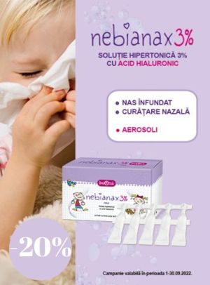 Promotie cu reducere 20% la Nebianax