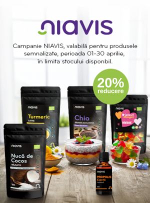 Promotie cu reducere 20% la Niavis