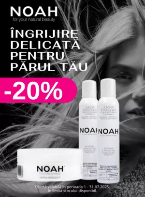 Promotie cu reducere 20% la Noah