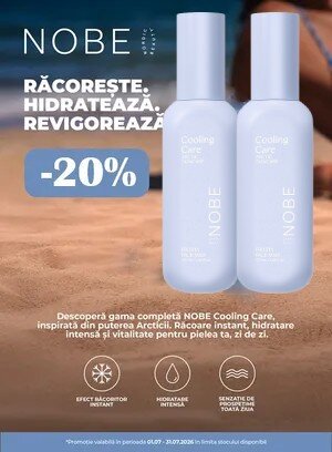 Promotie cu reducere 20% la Nobe