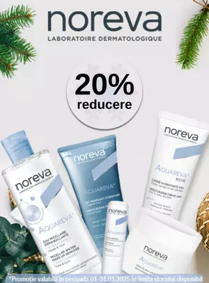 Promotie cu reducere 20% la Noreva 