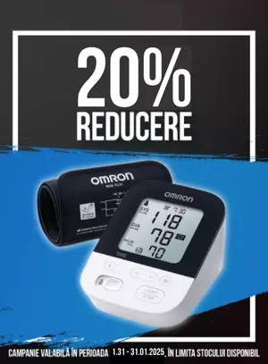 Promotie cu reducere 20% la Omron