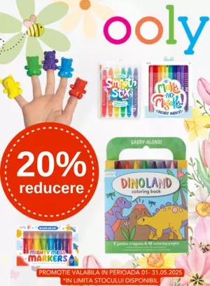 Promotie cu reducere 20% la Ooly