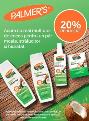 Promotie cu reducere 20% la Palmer's
