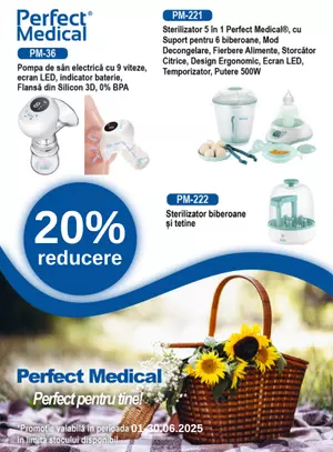 Promotie cu reducere 20% la Perfect Medical
