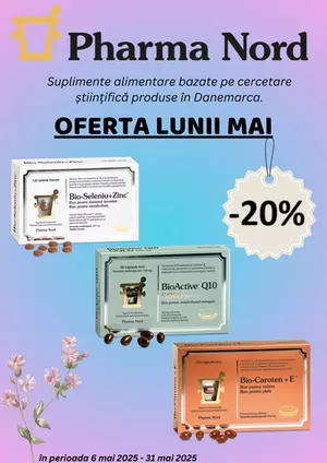 Promotie cu reducere 20% la Pharma Nord