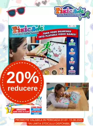 Promotie cu reducere 20% la Pixicade