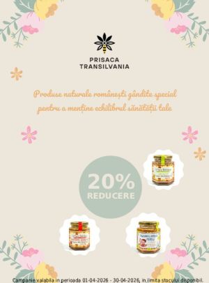 Promotie cu reducere 20% la Prisaca Transilvania
