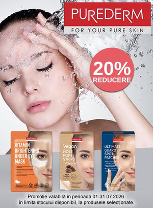 Promotie cu reducere 20% la Purederm