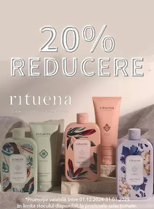 Promotie cu reducere 20% la Rituena