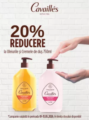 Promotie cu reducere 20% la Roge Cavailles