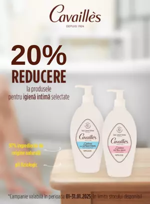 Promotie cu reducere 20% la Roge Cavailles