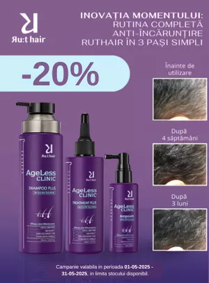 Promotie cu reducere 20% la Rut Hair