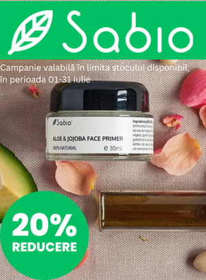 Promotie cu reducere 20% la Sabio