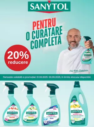Promotie cu reducere 20% la Sanytol