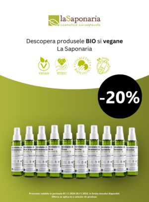 Promotie cu reducere 20% La Saponaria