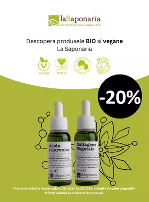 Promotie cu reducere 20% La Saponaria