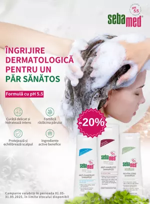 Promotie cu reducere 20% la Sebamed