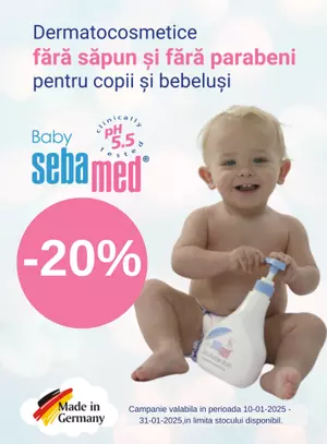 Promotie cu reducere 20% la Sebamed