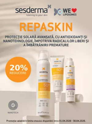 Promotie cu reducere 20% la Sesderma