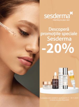 Promotie cu reducere 20% la Sesderma