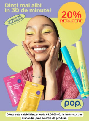 Promotie cu reducere 20% la Smilepen Pop
