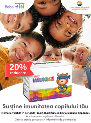 Promotie cu reducere 20% la Sun Wave Pharma Imunice